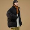 Pure Color Loose Zipper Coat - Modakawa Modakawa